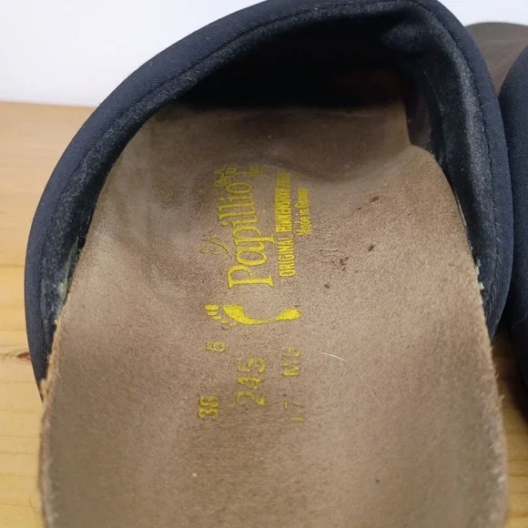 Birkenstock Boston Papillio Brown Sandals Slip On Slides Size 38 Women's 7 Mns 5 - Picture 14 of 14